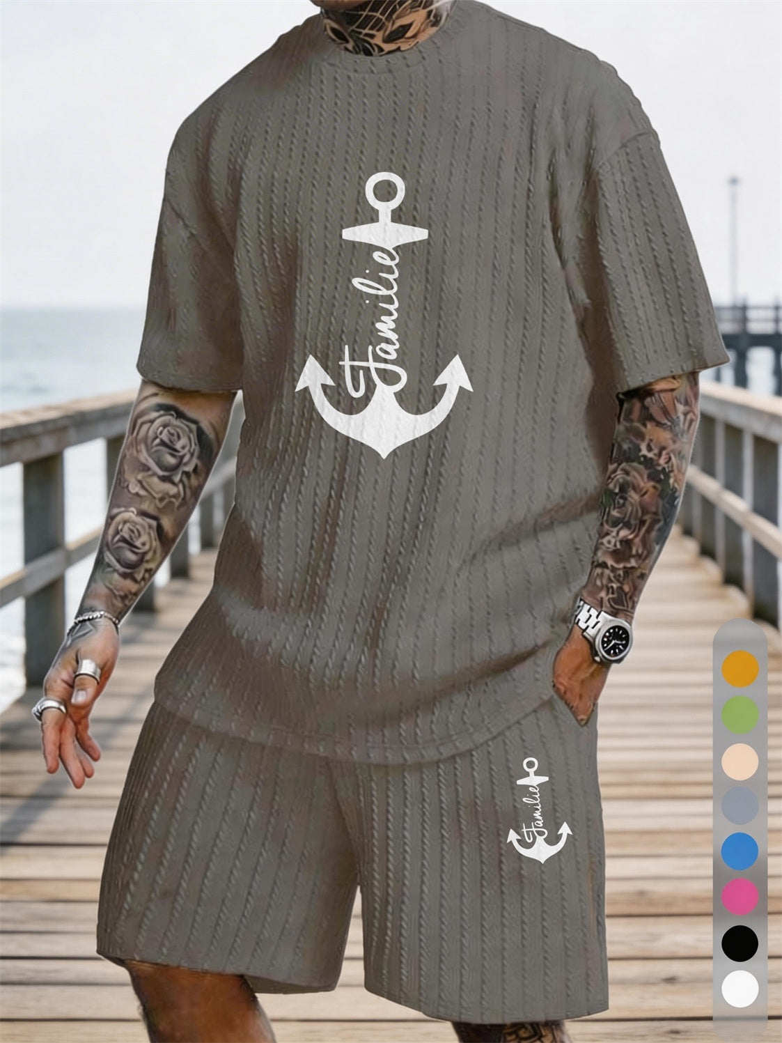 Anchor Familie Print Texture Large Size Holiday Set