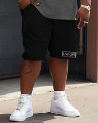 Street Casual Hawkeye Letter Print Large Men's Suit