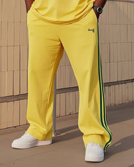 Big Boy Casual Sports Football Style Fans Striped Crewneck Short Sleeve T-Shirt Trousers