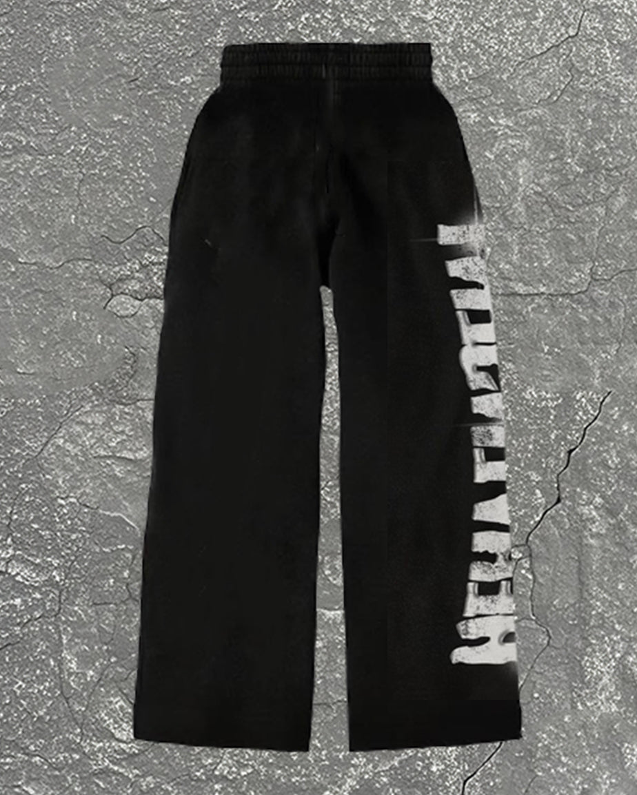 Plus Size Men's Fashion Street Original Art Characteristic Font Design Pants