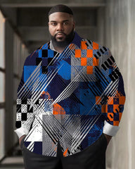 Colorful Plaid Printed Long Sleeved Oversized Shirt