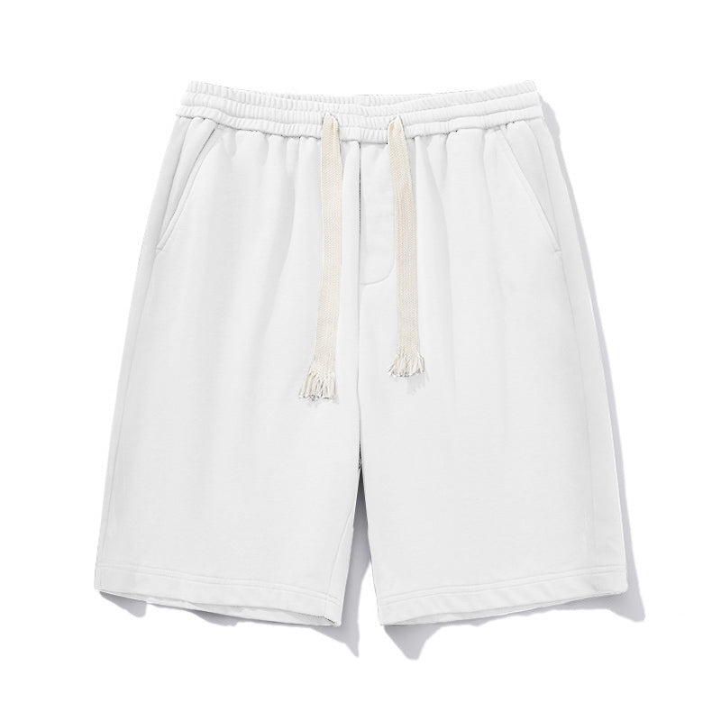 Men's Plus Size Loose Fit Workout Shorts with Drawstring Elastic Waist