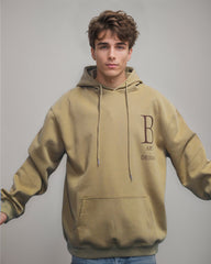 High Quality Fabric High-grade Jacquard Letters Men's Loose Oversized Hoodie