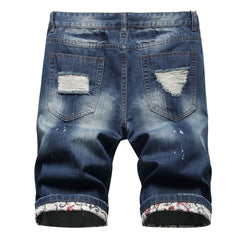 Men's Hole Feature Fashion Trendy Street Shooting Jeans
