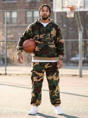 Biggmans Men's two-piece camouflage tracksuit