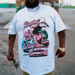 Plus Size White Haning My Way T-Shirt