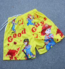 Big & Tall Sports Casual Good Guys Cartoon Kid Shorts