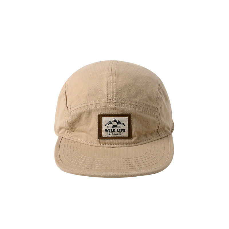 American Retro Flat Brim Hip-Hop All-Match Couple Baseball Cap