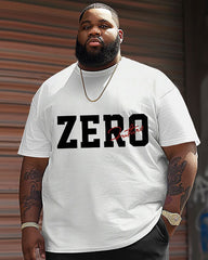 Street Casual Simple Letter Print Large Men's Suit