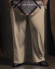 Men's Plus Size Diamond Check Graphic Gradient Long Sleeve Walking Suit