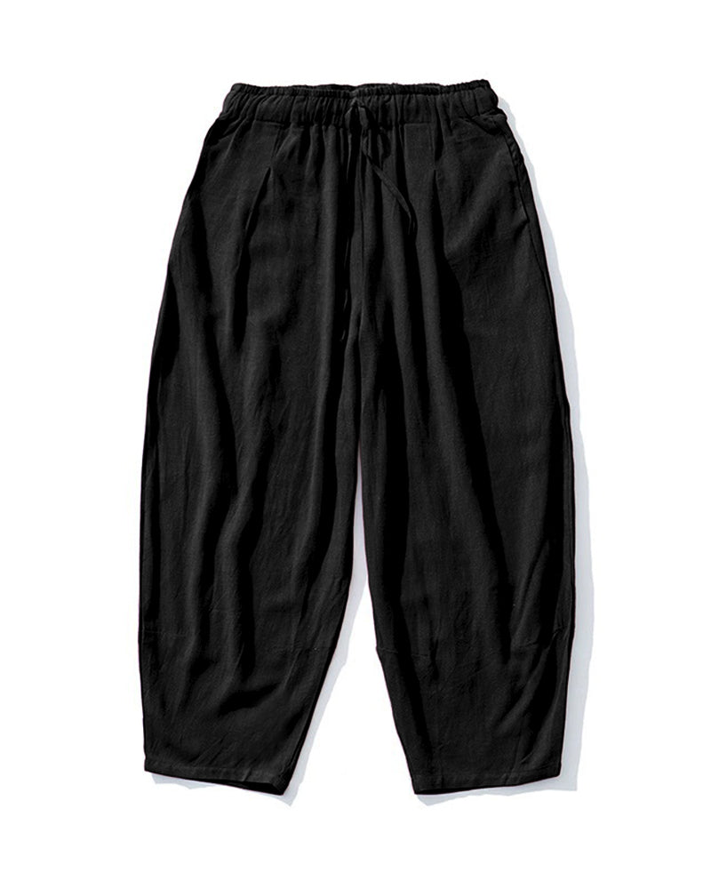 Cotton And Linen Casual Loose Wide-leg Pants