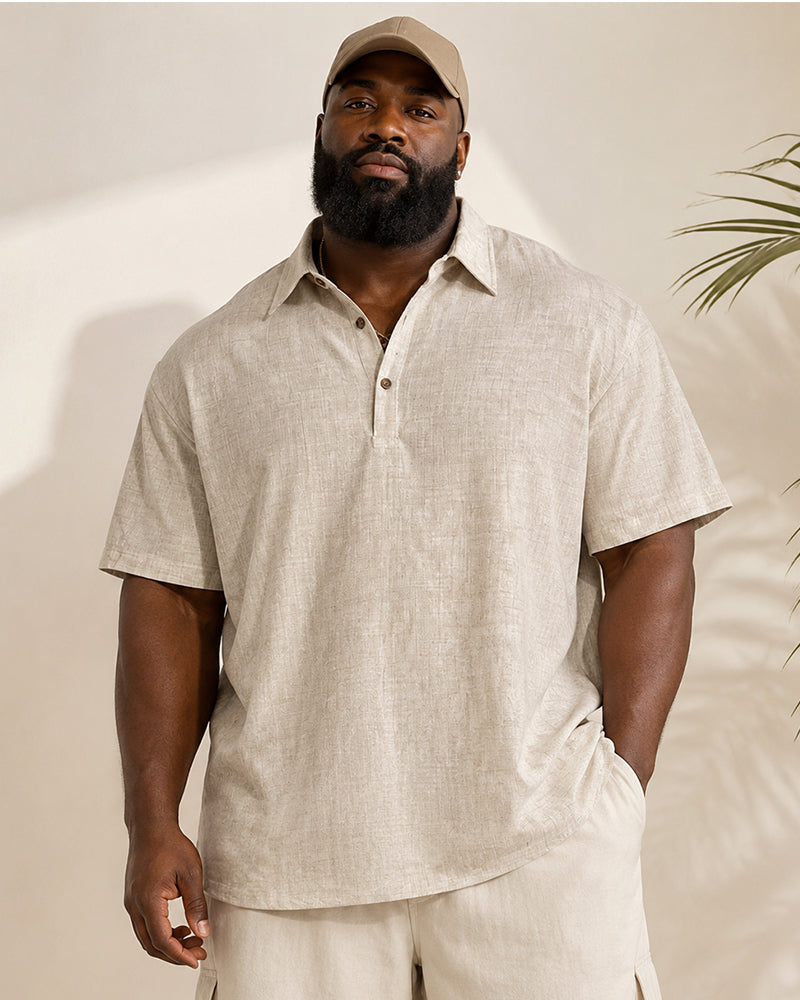 M-5XL Summer Thin Old Money Style Short-sleeved Polo Shirt