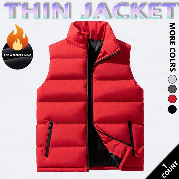 KZZ Mens Vest Jacket Warm Sleeveless Jackets
