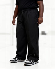 Big & Tall Men's Waterproof Charge Soft Shell Thickened Loose Straight Leg Pants M-5XL