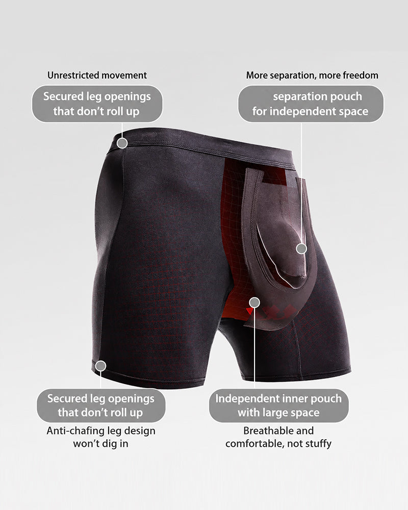 L-6XL Men's Extended Sports Separation Anti-wear Sports Boxer Pants