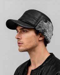 Warm Cold Ear Protection Flat Cap
