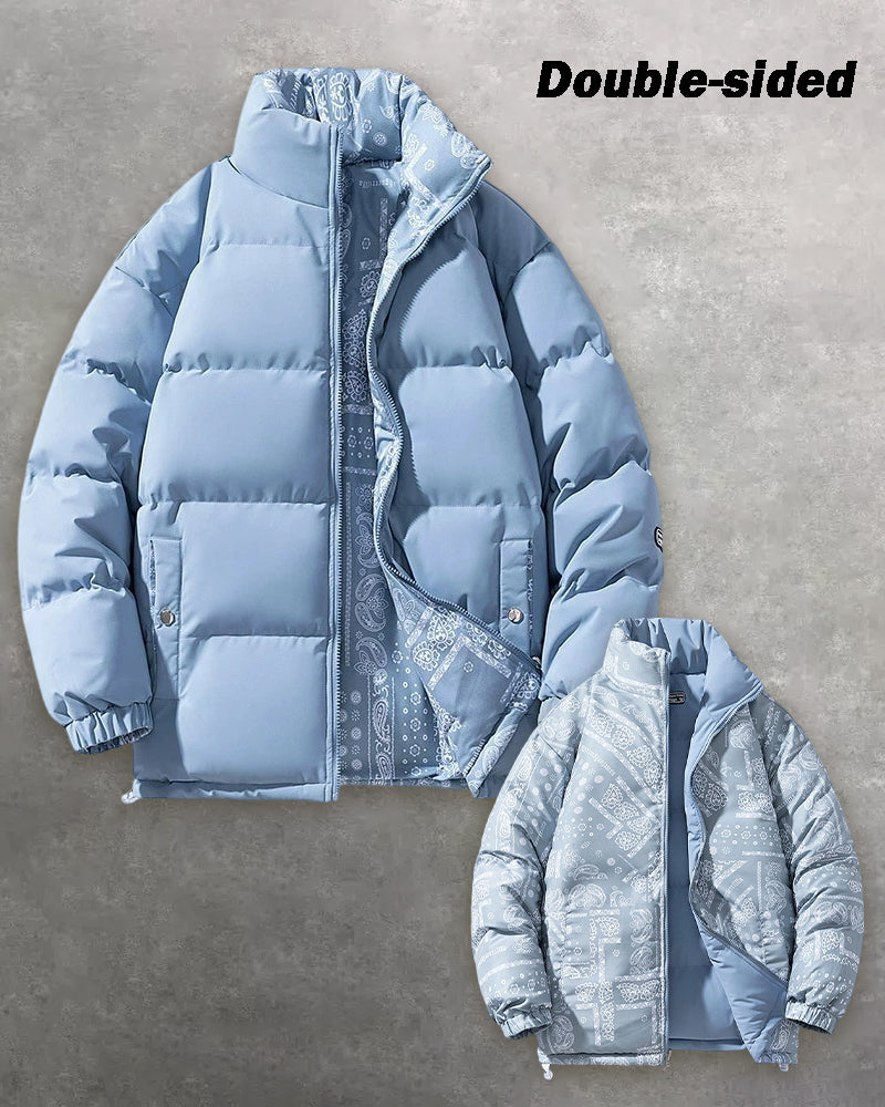 Big & Tall Men's Double-sided Cotton-padded Jacket Camouflage Winter Coat For Men And Women New Thickened Cotton-padded Jacket Korean Fashion Cotton-padded Jacket Cross-border S-4XL