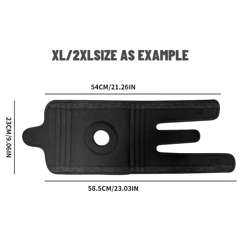 Plus Size Knee Braces for Man and Women, Extra Size Large Size Adjustable Knee Support with Side Stabilizers for Fit Women & Men