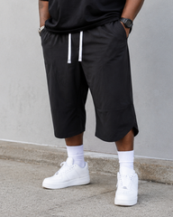 5XL-11XL Quick-drying Cropped Pants With Extra Fat And Loose