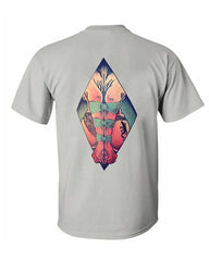 Men's Plus Size Street Fashion Bondage Nude Print Round Neck Short Sleeve T-shirt