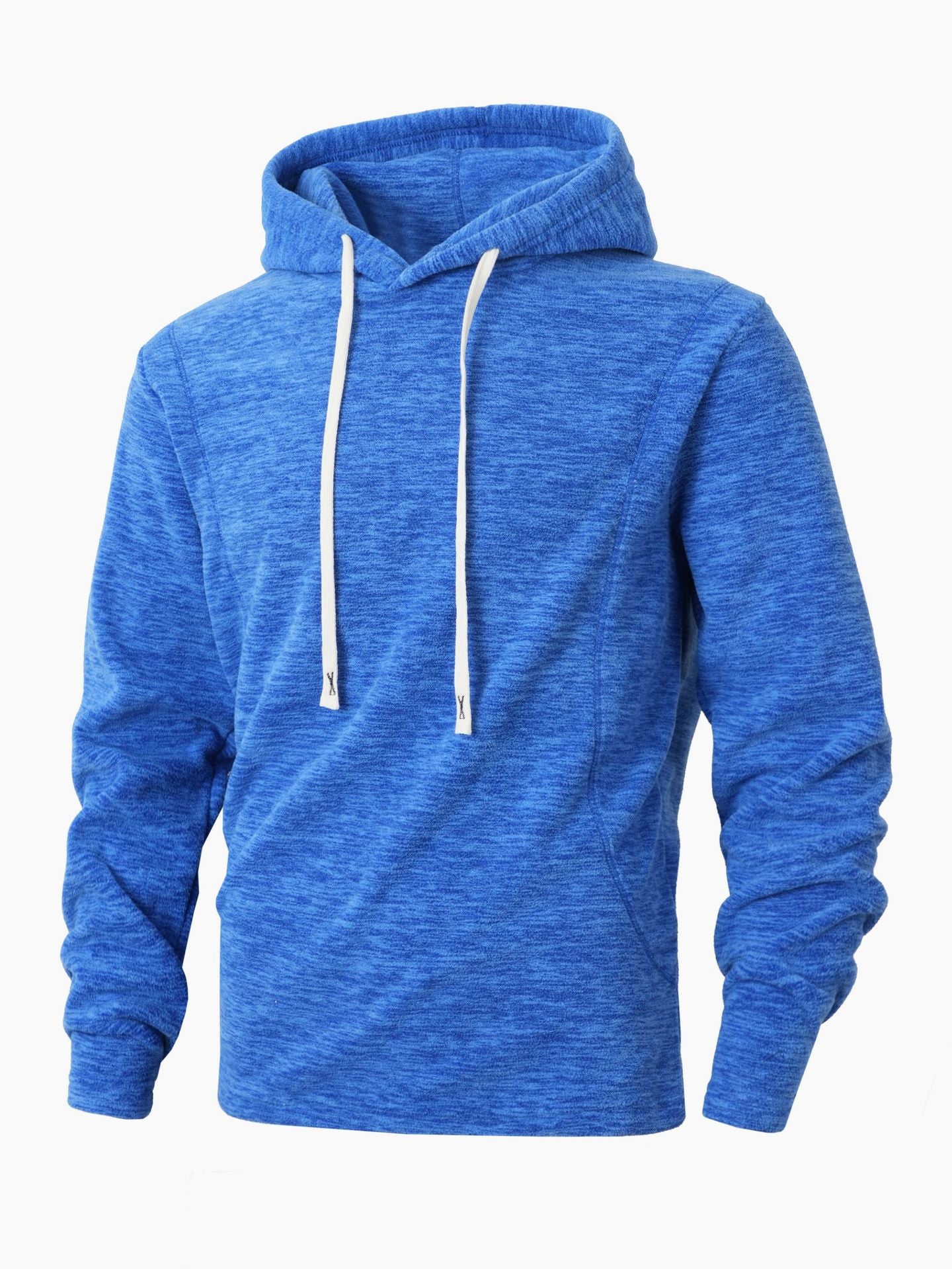 S-2XL Autumn And Winter Hooded Men's Casual Coral Fleece Sweatshirt Coat