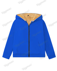 Men's Big & Tall Solid Color Fleece Zipper Cardigan Hoodie