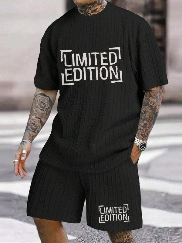 LIMITED EDITION Letter Print Texture Large Size Set