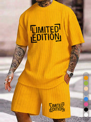 LIMITED EDITION Letter Print Texture Large Size Set