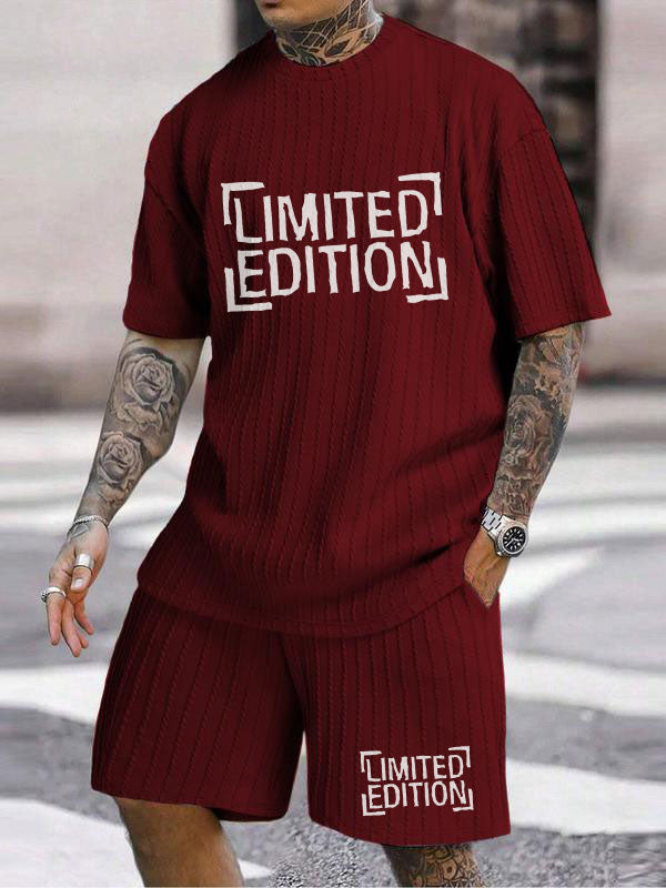 LIMITED EDITION Letter Print Texture Large Size Set