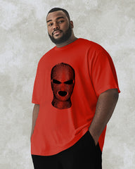 100% Cotton-Simple Headgear Case Men's Loose Big & Tall Short-sleeved T-shirt