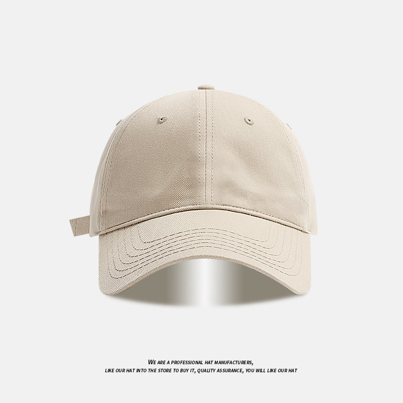 Simple Joker Solid Color Big Head Baseball Cap Cap