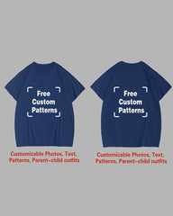 Customized Plus Size T-shirt (You Can Upload Pictures, Text, Logo, Etc. To Customize Your Interesting T-shirt)