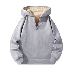 🔥Christmas 50% Off Exclusive ✨Men's Casual Pullover Sweatshirt, Half-Zip with Thickened Quarter-Zip, Fleece Lining