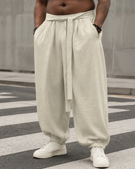 2XL-8XL Men's Casual Loose Leg Trousers