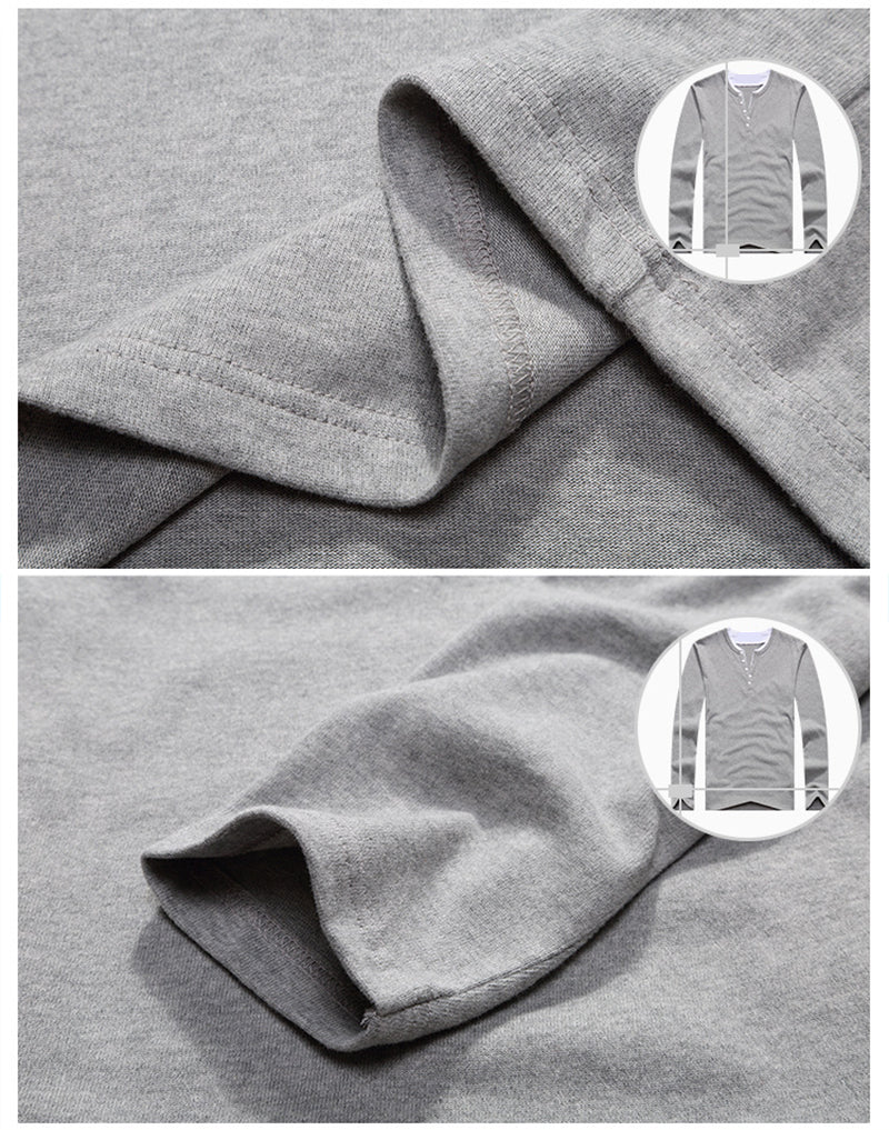 M-7XL Plus Size V-neck Plus Size Long Sleeve T-shirt Sports Sweat Absorption
