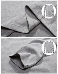 M-7XL Plus Size V-neck Plus Size Long Sleeve T-shirt Sports Sweat Absorption