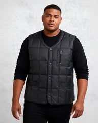 Big & Tall Men's Thickened Down Silk Vest M-3XL