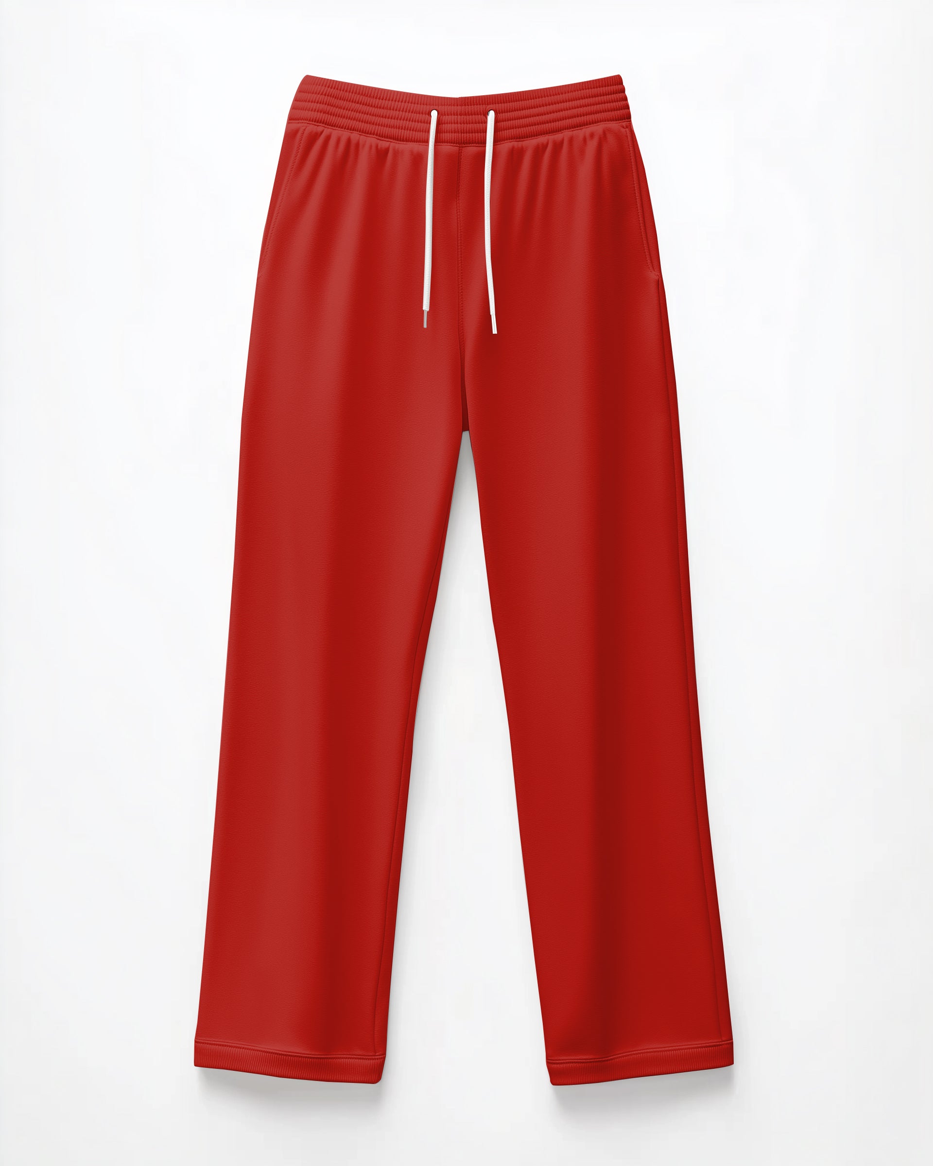 Big Men's Loose Straight Drawstring Sweatpants with Pocket