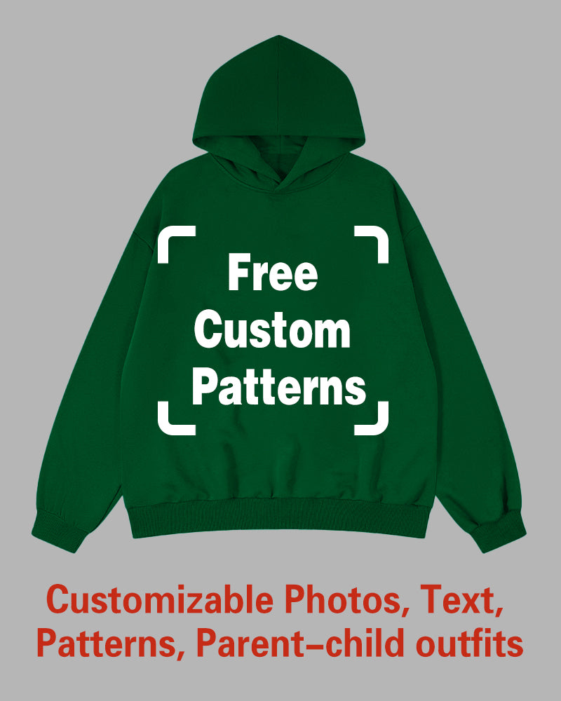 Custom Plus Size Hoodie (You Can Upload Pictures, Text, Logo, Etc. To Customize Your Interesting Hoodie)