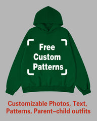 Custom Plus Size Hoodie (You Can Upload Pictures, Text, Logo, Etc. To Customize Your Interesting Hoodie)