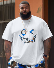 Street Funny Expressions Graffiti Print Large Men's Set