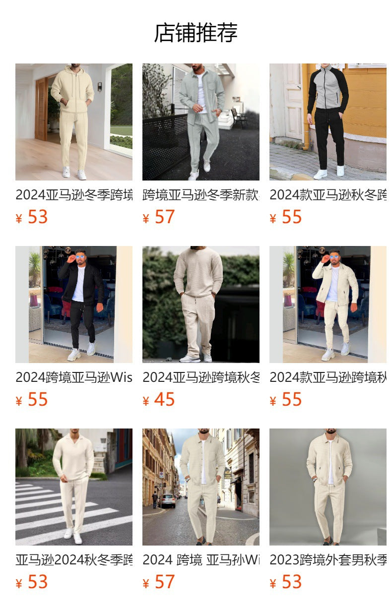 Men's Fashion CasualRhinestone Gradient Color Block Print Long Sleeve Shirt