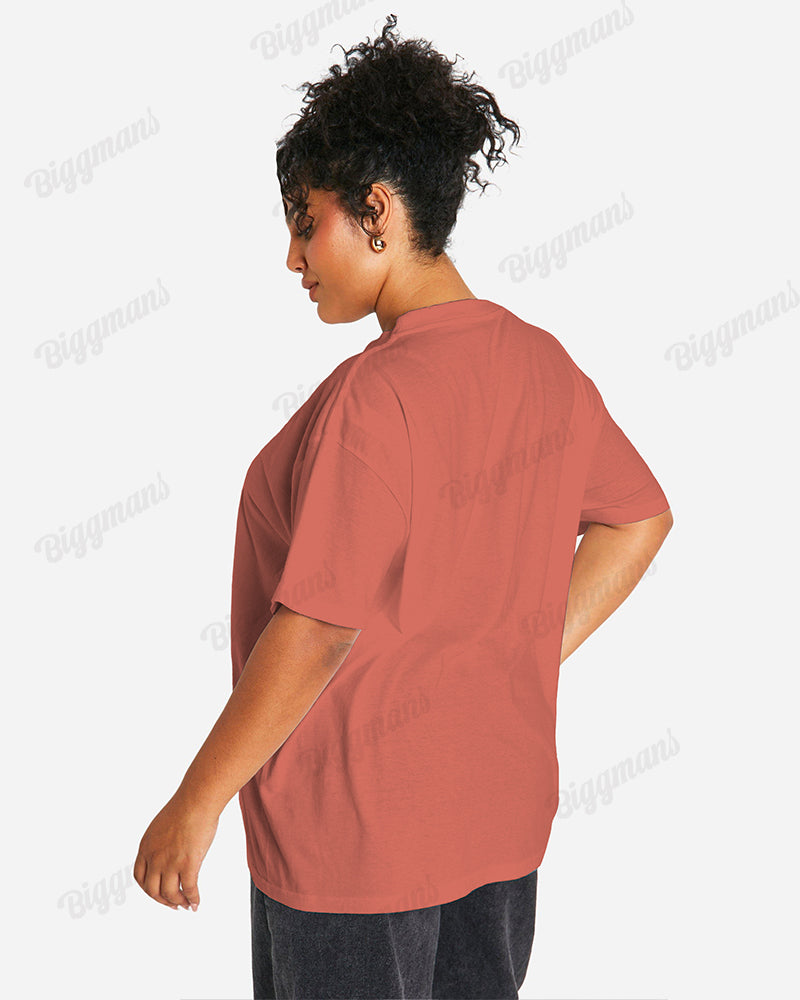 100% Cotton-Prince And Princess Pattern Women Loose Plus Size Short Sleeve T-Shirt