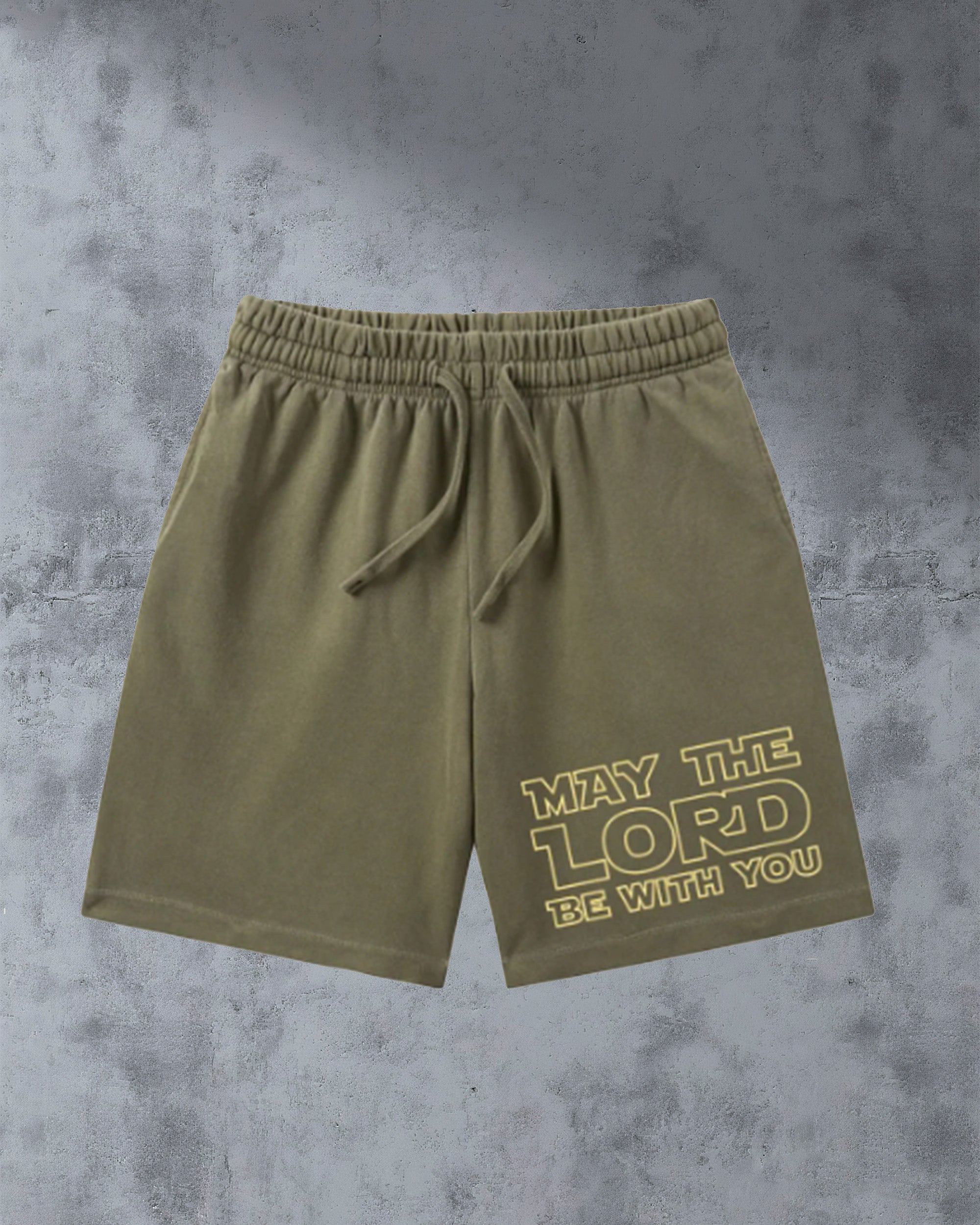 Big & Tall Men's May The Lord Be With You Summer Shorts