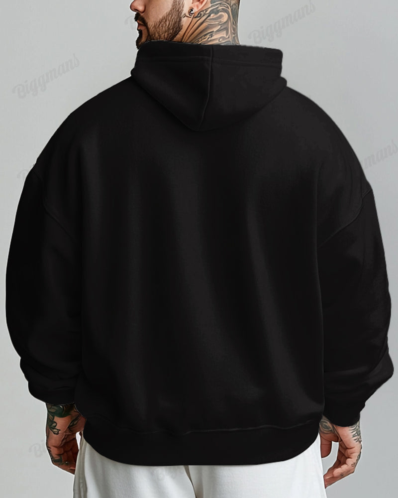 New York 1998 Print Oversized Cotton Hoodie