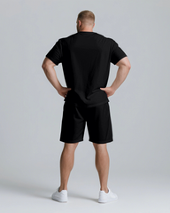 Different Slogan T-shirt 2-Piece Set