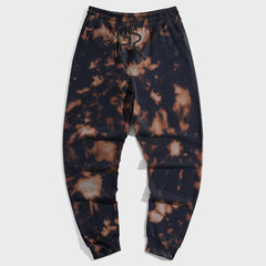 Street Style Plus Size Tie-Dye  Men's Casual Vintage Trousers