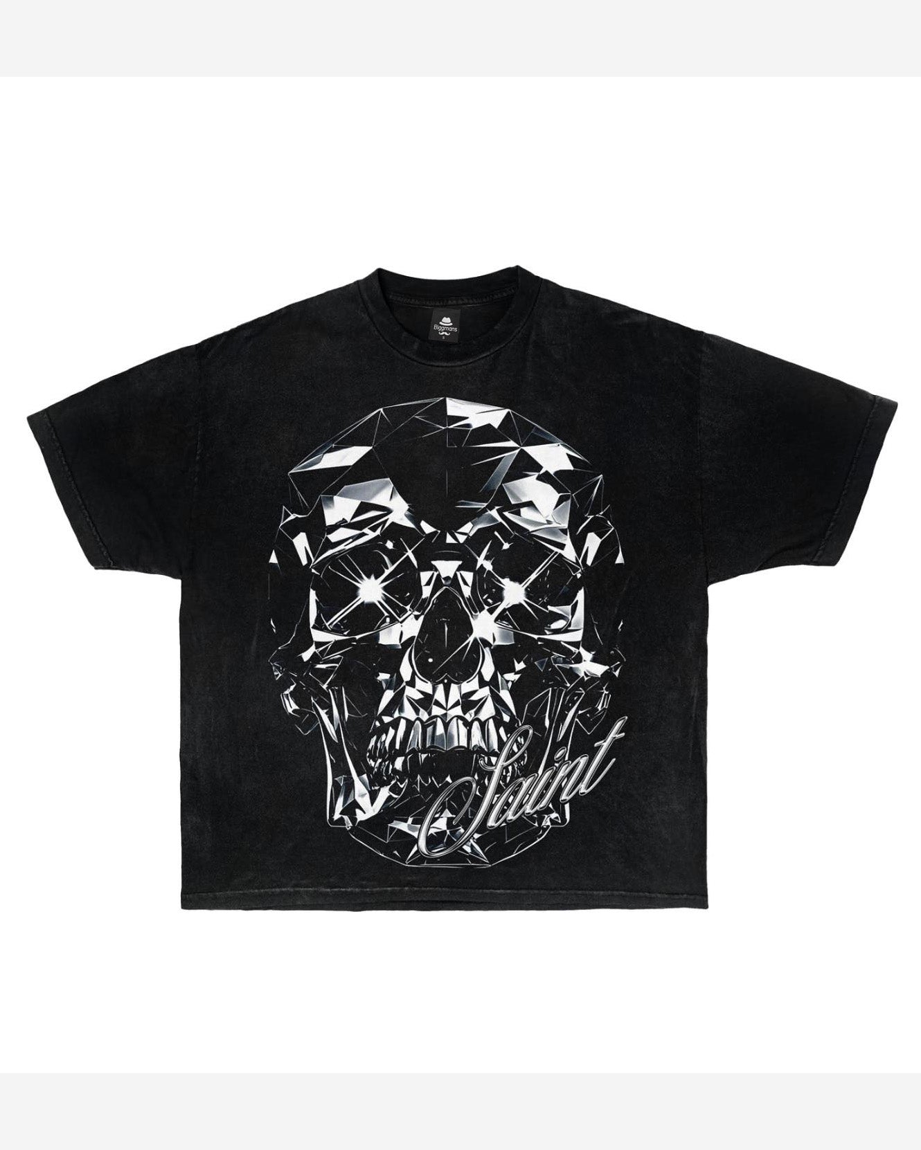 Big Boy Must-Have Fashion Street Trend Big Skull Crewneck Short Sleeve T-Shirt Trousers Suit
