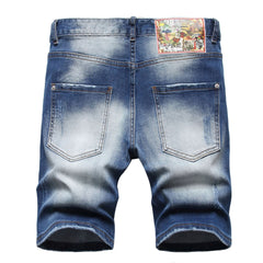 Men's Hole Feature Fashion Trendy Street Shooting Jeans