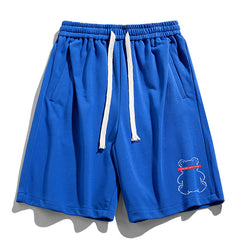 Men's Plus Size Sports Street Bear Print Athletic Shorts